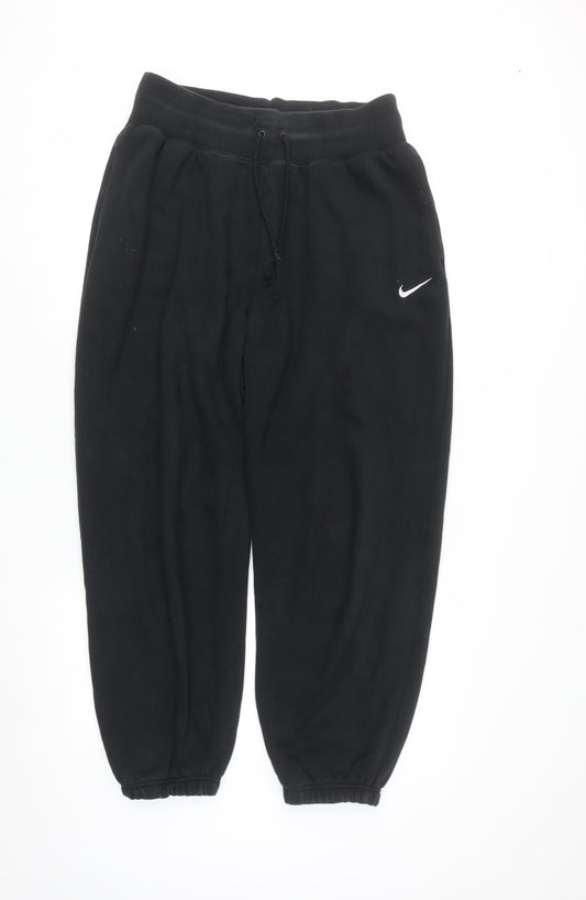 Nike Men's Black M Regular Fit Fleece Sweatpants Joggers