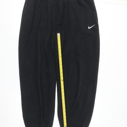 Nike Men's Black M Regular Fit Fleece Sweatpants Joggers