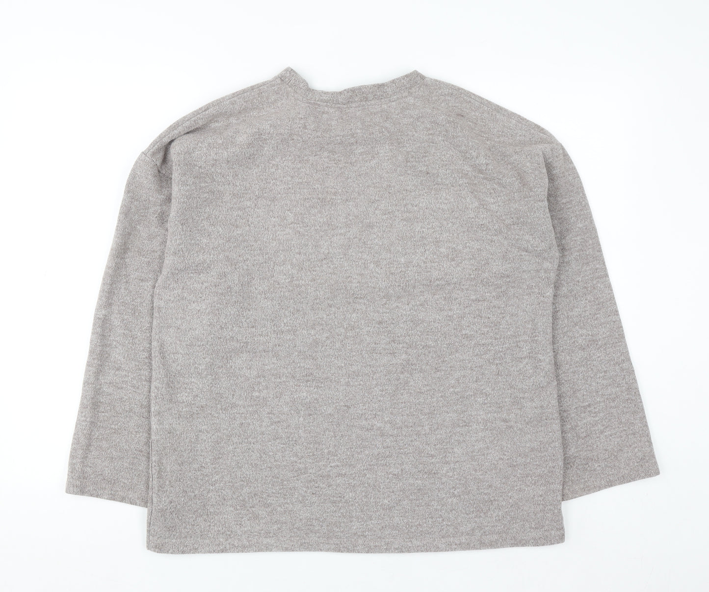 Zara Trafaluc Unisex Beige Knit Pullover Sweatshirt M