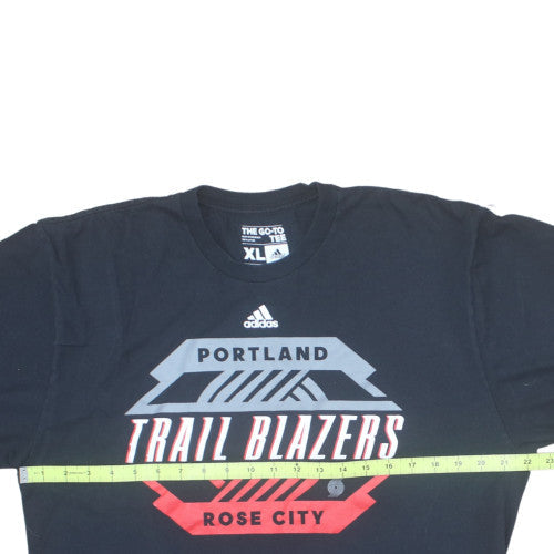 Adidas Men's Black Portland Trail Blazers XL Graphic T-Shirt
