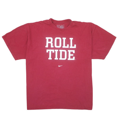 Nike Men’s Red ‘Roll Tide’ Short Sleeve Crew Neck T-Shirt XXL Cotton