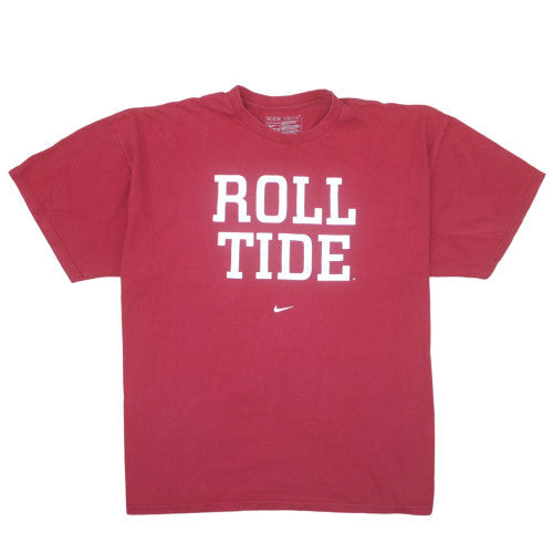 Nike Men’s Red ‘Roll Tide’ Short Sleeve Crew Neck T-Shirt XXL Cotton