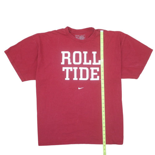 Nike Men’s Red ‘Roll Tide’ Short Sleeve Crew Neck T-Shirt XXL Cotton