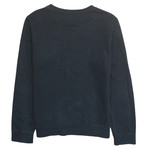 Nike Womens Black XL Sweatshirt Crew Neck Pullover Logo Print