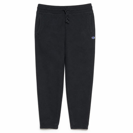 Champion Men’s Black Fleece Jogger Trousers Size L Regular Fit