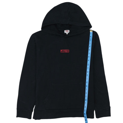 Levi's Men's Black Pullover Hoodie L Logo Fleece Sweatshirt