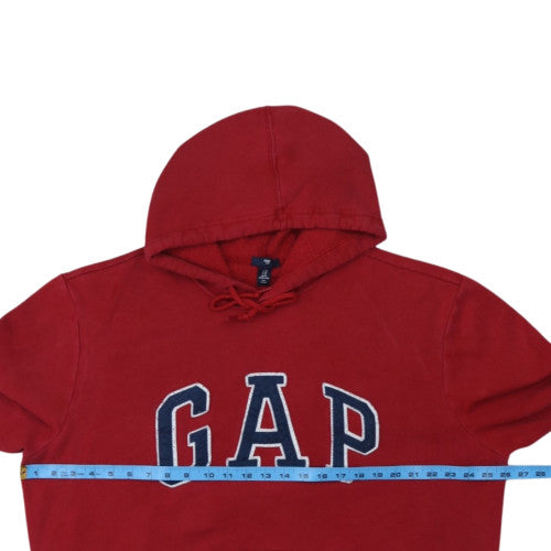 GAP Men's Red XL Pullover Hoodie Fleece Logo Sweatshirt