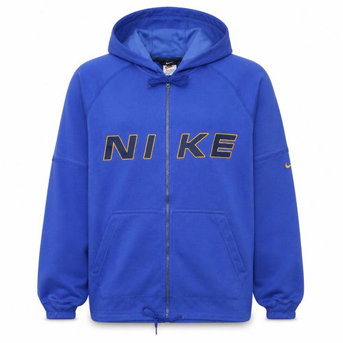 Nike Men's Blue Full Zip Hoodie M Sports Fleece Sweatshirt