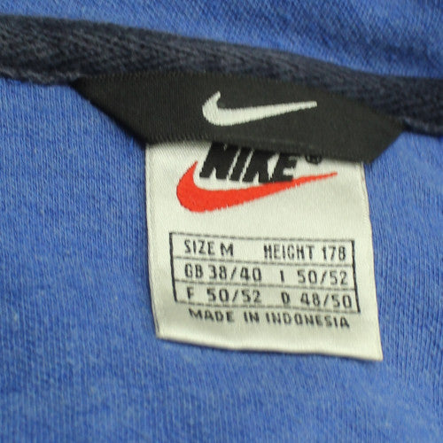Nike Men's Blue Full Zip Hoodie M Sports Fleece Sweatshirt