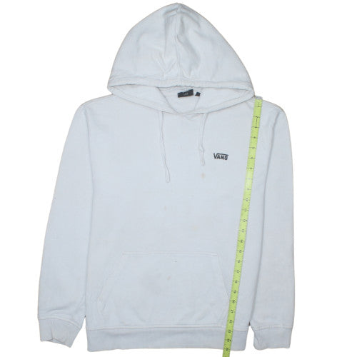 Vans Mens White Pullover Hoodie Size L Regular Fit Cotton