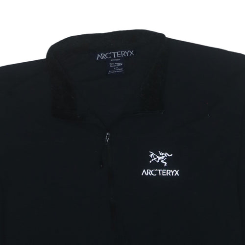 Arc'teryx Men's Black Softshell Mid-Length Jacket L Regular Fit