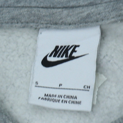 Nike Men's Grey Small Pullover Hoodie Sweatshirt Regular Fit