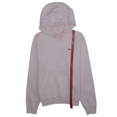 Nike Women's Pink Pullover Hoodie XS Cotton Blend Logo Casual