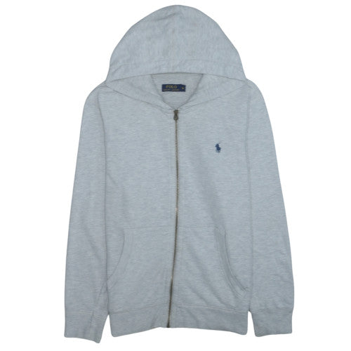 Polo Ralph Lauren Men's Grey Full Zip Hoodie Size M