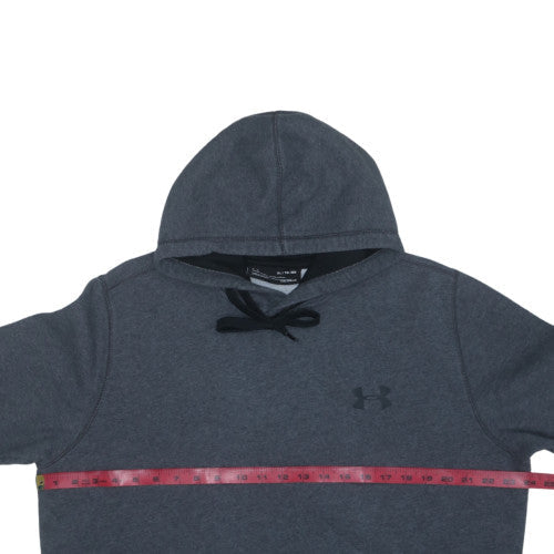 Under Armour Men's Grey XL Fitted Pullover Hoodie ColdGear