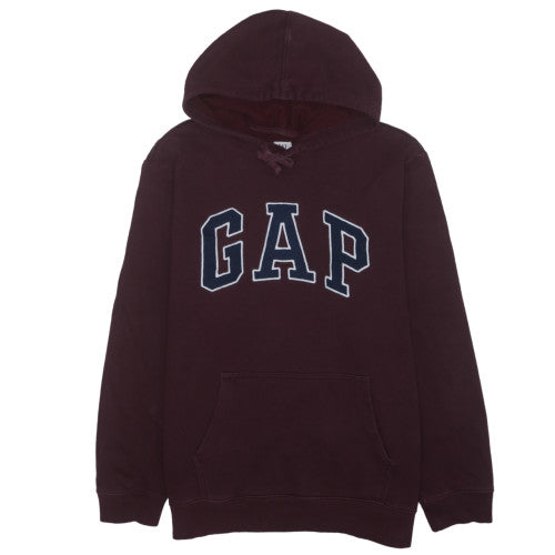 GAP Men’s Brown XL Pullover Hoodie Fleece Logo Sweatshirt
