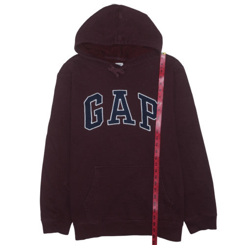 GAP Men’s Brown XL Pullover Hoodie Fleece Logo Sweatshirt
