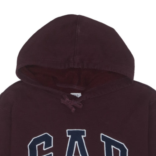 GAP Men’s Brown XL Pullover Hoodie Fleece Logo Sweatshirt