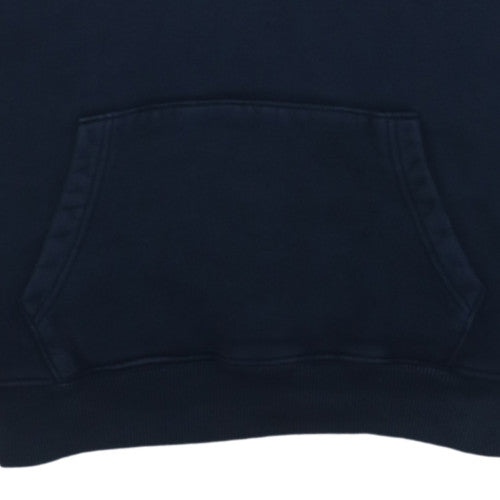 Tommy Jeans Women's Navy Blue Pullover Hoodie Size M Cotton Logo Casual