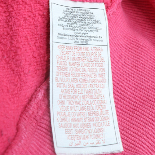 Nike Girls Pink Crew Neck Pullover Sweatshirt XL 13-15 Years Fleece