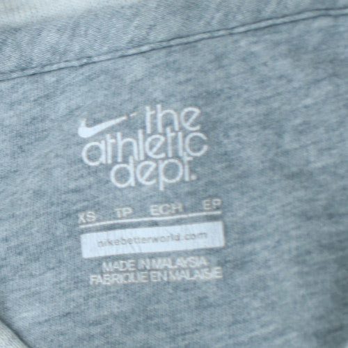 Nike Teens Blue Pullover Hoodie XS Regular Fit Fleece