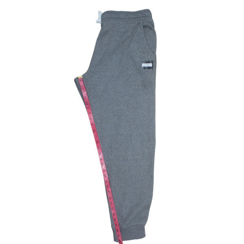 Puma Men's Grey XL Sweatpants Joggers Fleece Activewear Tapered Fit