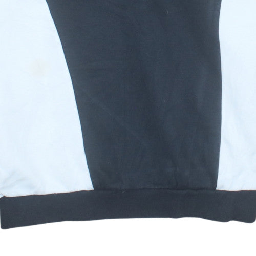 Adidas Women Black White Crew Neck Pullover Sweatshirt XS