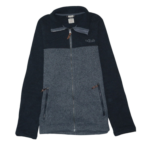 Rab Men's Grey Explorer Fleece Activewear Jacket UK S