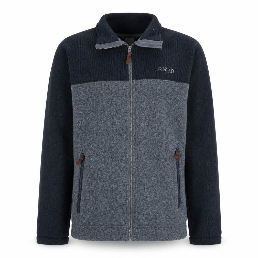 Rab Men's Grey Explorer Fleece Activewear Jacket UK S