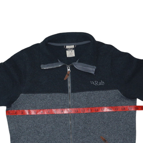 Rab Men's Grey Explorer Fleece Activewear Jacket UK S