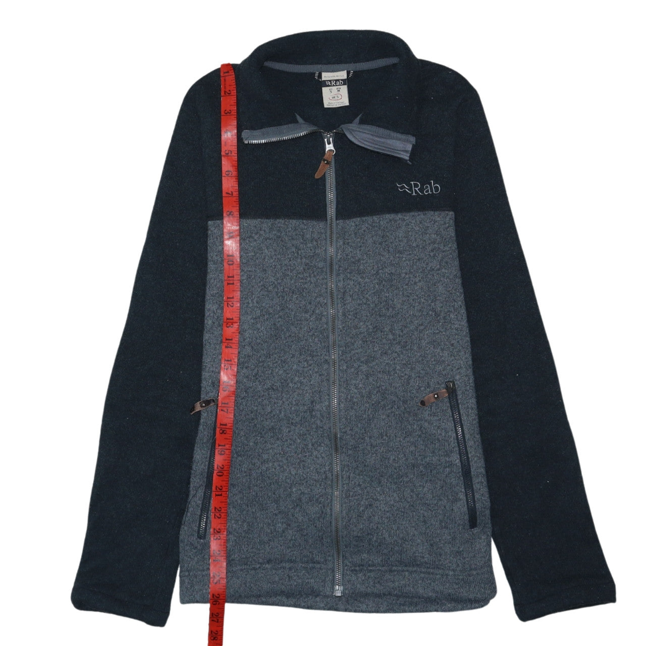 Rab Men's Grey Explorer Fleece Activewear Jacket UK S