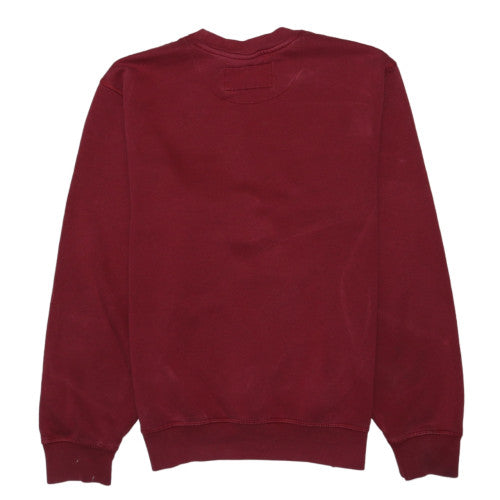 Reebok Men's Burgundy Crew Neck Pullover Sweatshirt Size S
