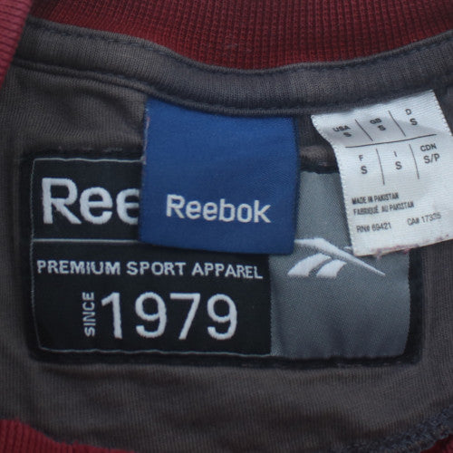 Reebok Men's Burgundy Crew Neck Pullover Sweatshirt Size S