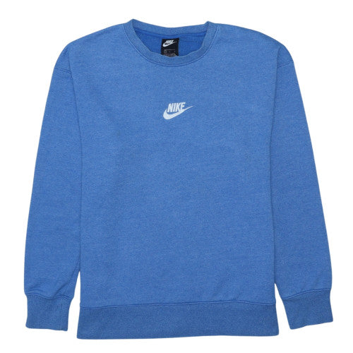 Nike Men's Blue Crew Neck Pullover Sweatshirt L Regular Fit