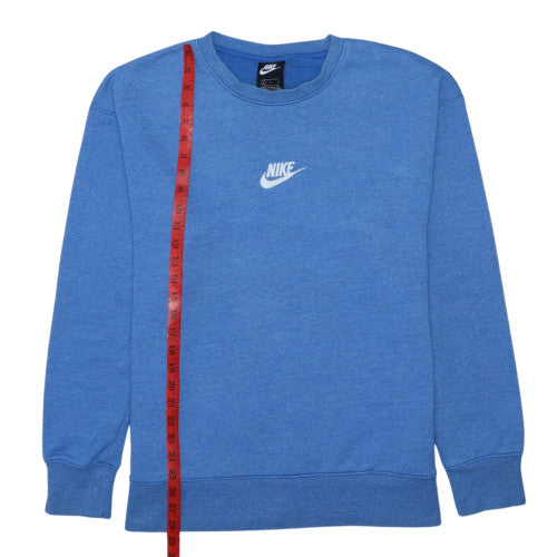 Nike Men's Blue Crew Neck Pullover Sweatshirt L Regular Fit