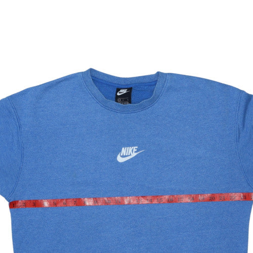 Nike Men's Blue Crew Neck Pullover Sweatshirt L Regular Fit