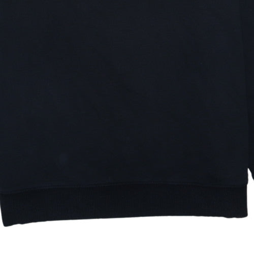 Napapijri Mens Black 2XL Pullover Sweatshirt Crew Neck Regular Fit