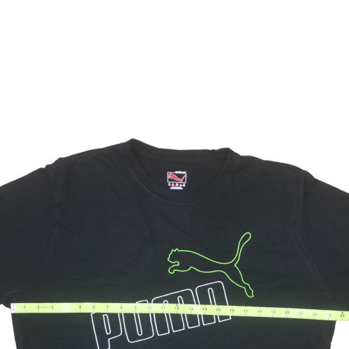 Puma Men's Black Short Sleeve Crew Neck Graphic T-Shirt XXL