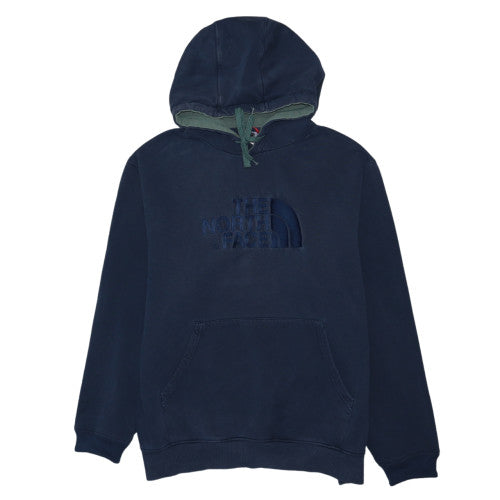 The North Face Men's Navy Blue XL Pullover Hoodie Cotton Logo Sweatshirt