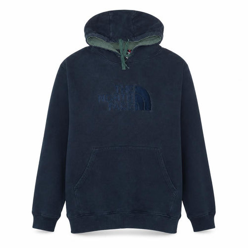 The North Face Men's Navy Blue XL Pullover Hoodie Cotton Logo Sweatshirt