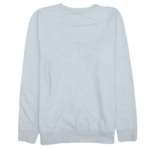 Vans Men's White Crew Neck Pullover Sweatshirt Size M