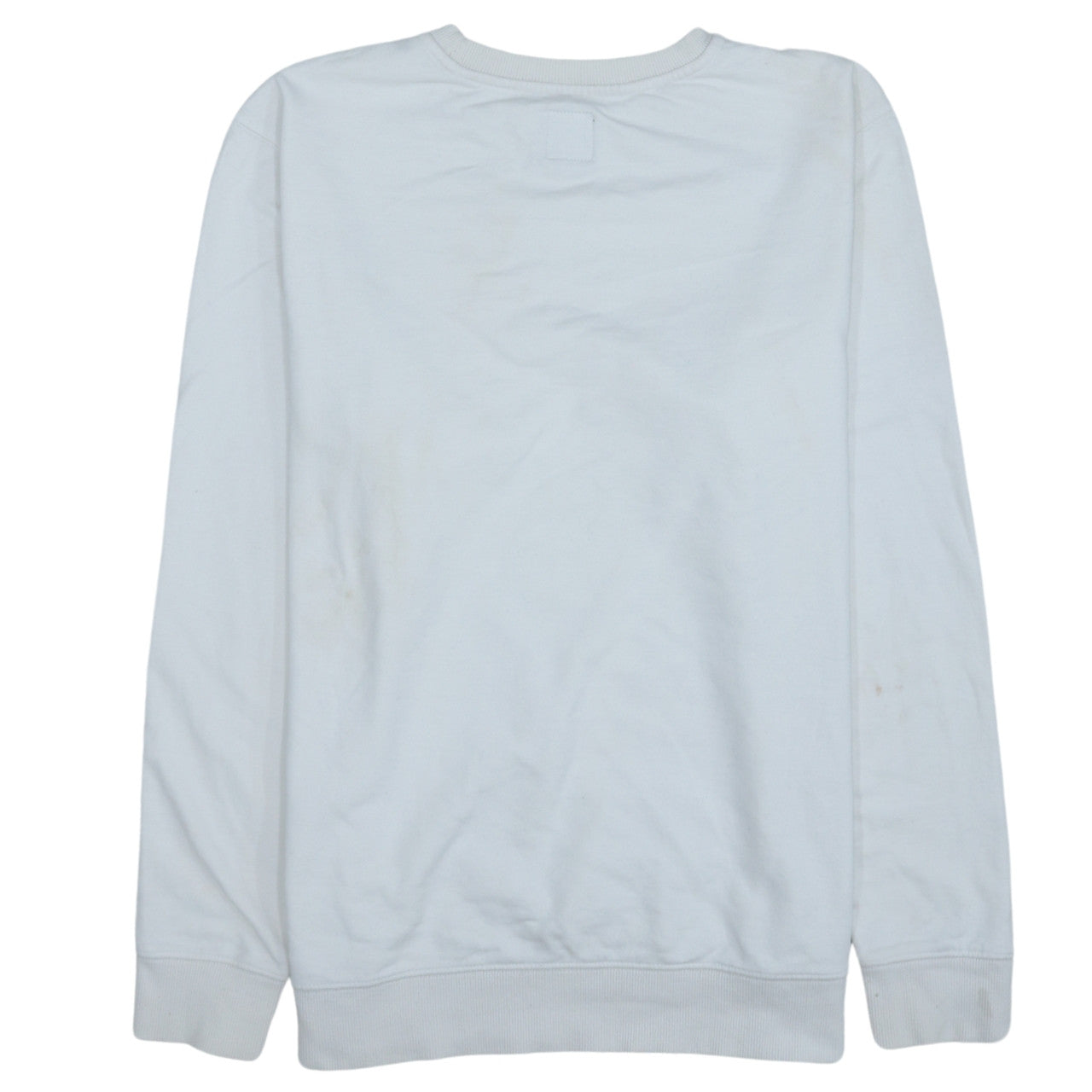 Vans Men's White Crew Neck Pullover Sweatshirt Size M