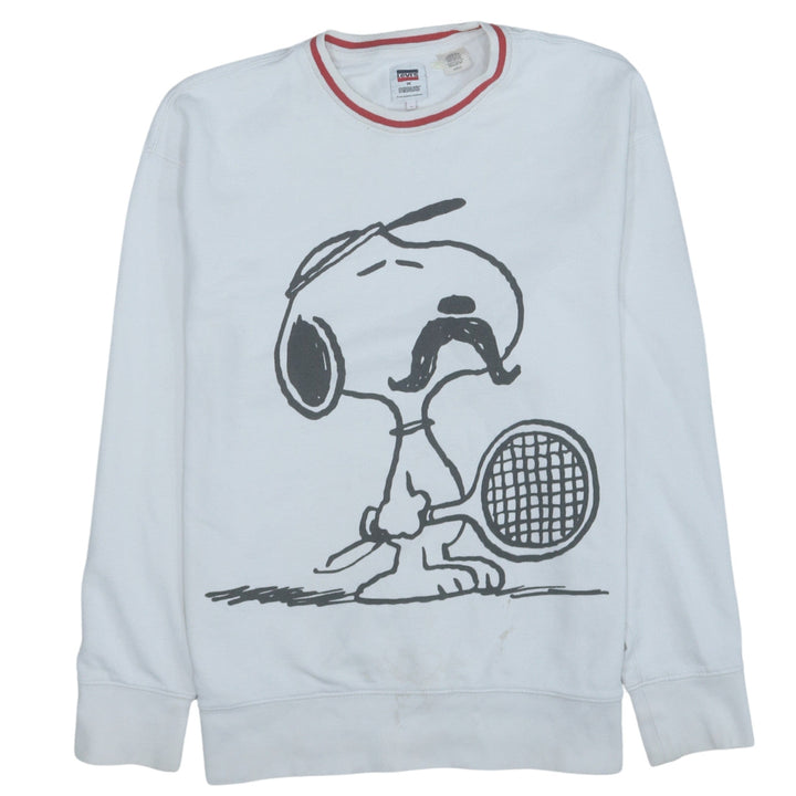 Levi's x Peanuts Women's White Snoopy Tennis Sweatshirt Size S