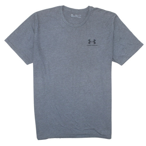 Under Armour Men's Grey 2XL Crew Neck Quick Dry T-Shirt