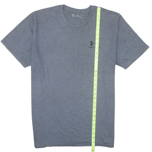 Under Armour Men's Grey 2XL Crew Neck Quick Dry T-Shirt
