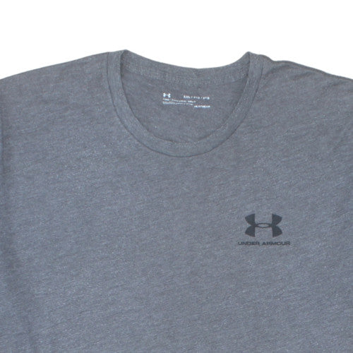 Under Armour Men's Grey 2XL Crew Neck Quick Dry T-Shirt