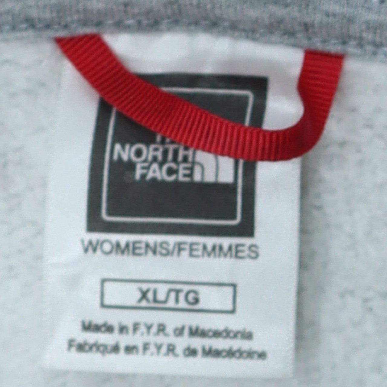 The North Face Womens Grey XL Pullover Hoodie Sweatshirt