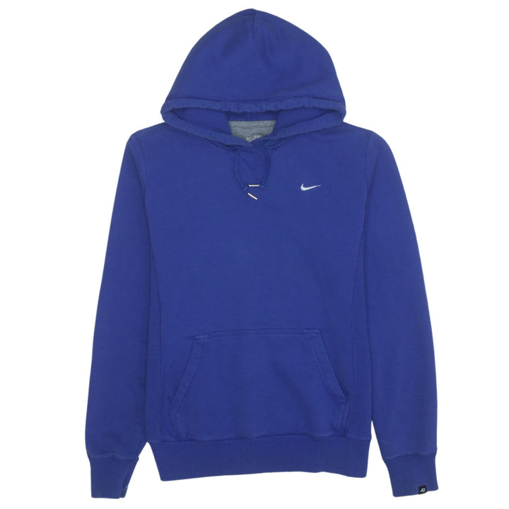 Nike Women's Blue Pullover Hoodie M Cotton Athletic Dept