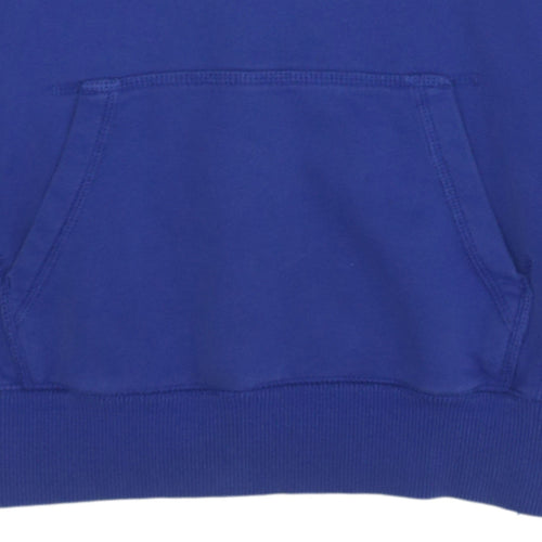 Nike Women's Blue Pullover Hoodie M Cotton Athletic Dept