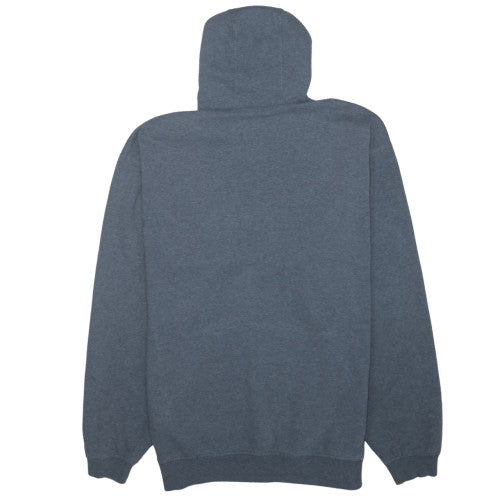 Nike Men’s Grey Pullover Hoodie L Regular Fit Fleece Sweatshirt